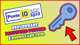 Come RECUPERARE PASSWORD POSTEID e RINNOVARE SPID 🔑 [upl. by Olrac]