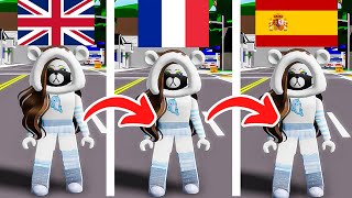 BROOKHAVEN MA PARLO TUTTE LE LINGUE DEL MONDO SU ROBLOX [upl. by Valma]