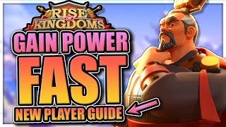 Ultimate New Player Guide Gain Power amp Get Value Rise of Kingdoms 2023 Update [upl. by Anitsyrhk]