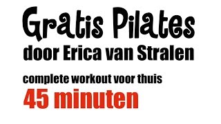 Pilates oefeningen  COMPLETE WORKOUT  doe live mee les september 2012 [upl. by Gilus]