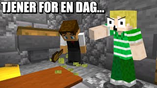 Jeg er TrierGamings Tjener For En Dag I Minecraft [upl. by Zahc]