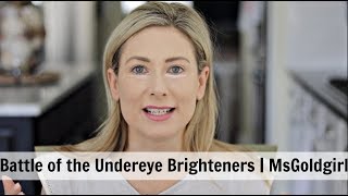 Battle of the Undereye Brighteners  Mac vs Clinique  MsGoldgirl [upl. by Ordnaxela]