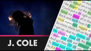 J Cole  9 5  s o u t h  Lyrics Rhymes Highlighted 234 [upl. by Bensky256]