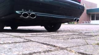 BMW e38 muffler delete 728i [upl. by Ailaham]