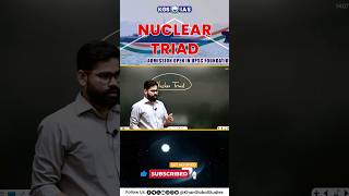 What is Nuclear Triad ❔😨 upsc nuclear nucleartriad currentaffairs kgsiasenglish ias [upl. by Kemble]