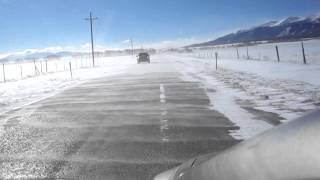 Windblown Snow  Chaffee County Road 321 [upl. by Bandler]