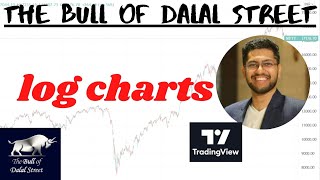 What is Log Chart in TradingView  Stock Market हिन्दी [upl. by Ardnaskela]