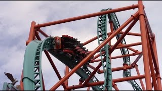 Tempesto Review HD Busch Gardens Williamsburg Roller Coaster [upl. by Berti869]