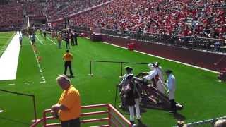 Cannon team at the Rutgers Scarlet Knight game [upl. by Cyndy]