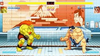 Blanka vs EHonda Hardest Ultra Street Fighter 2 The Final Challengers [upl. by Peti]