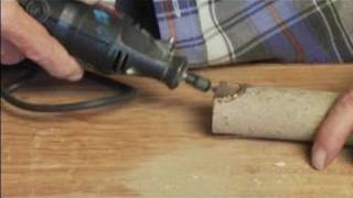 How to Make a Wood Walking Cane  How to Use Grinder to Shape Walking Cane Handle [upl. by Aiuqat]