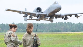 A10 Thunderbolt II Weapons Loading Fueling Landing WarthogThunderbolt II US Air Force [upl. by Pelpel]