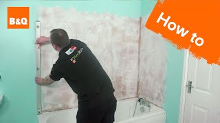 How to tile a bath splashback part 1 preparation [upl. by Sidra]