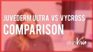 Juvederm Ultra vs Vycross  Comparison with Dr Felicity  SkinViva Manchester [upl. by Aitra856]