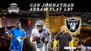 Can Raiders Jonathan Abram Play Linebacker Film Study [upl. by Ilarin459]