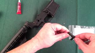 AR15 How to install an ambidextrous safety [upl. by Halas]