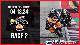 Mission King of the Baggers Race 2 at MotoGP COTA 2024  FULL RACE  MotoAmerica [upl. by Natsirc]