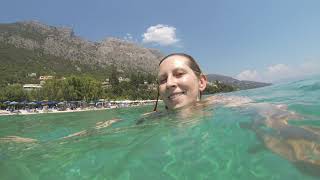 Barbati Beach Corfu Greece August 2021 [upl. by Alyek]