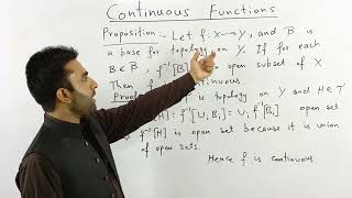 Topology Continuous Functions Proposition [upl. by Nylaj]