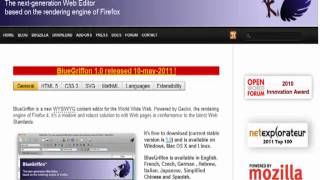 How To Produce Your First Website With Blue Griffon Part 1 [upl. by Liamaj]