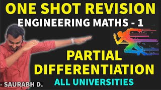 PARTIAL DIFFERENTIATION  PARTIAL DERIVATIVES  ENGINEERING FIRST YEAR  SEM1 SAURABH DAHIVADKAR [upl. by Laryssa]