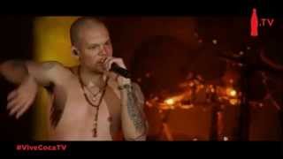 Calle 13  La vuelta al mundo Vive latino 2014 [upl. by Abbub]