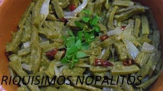 RICOS NOPALES CON OREGANO  LOS ANGELES COCINAN [upl. by Nasya408]