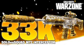 3 TIROS FIZ 33K SOLOvsSQUAD COM A CLASSE META MTZ INTERCEPTOR  CLASSE MTZ INTERCEPTOR WARZONE [upl. by Marala939]