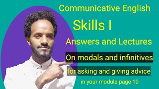 Lesson 2 Modals for asking and giving advice [upl. by Ecirehc]