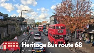 🚌 68 heritage bus route Waterloo  Chalk Farm [upl. by Demb]