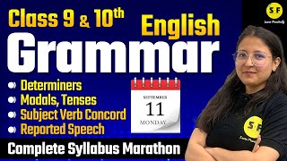 All in One English Grammar  Tenses Modals Determiners Subject Verb Concord Reported Speech [upl. by Meisel221]