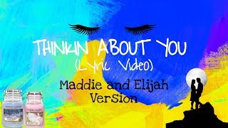 Thinkin About You Lyric Video  Cospe  Maddie amp Elijah  Electro Music [upl. by Aubigny]