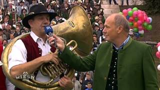 Wiesn Frühschoppen  Standkonzert unter der Bavaria 2013 09 29 [upl. by Janie]