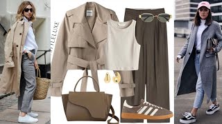 MODA TENDENCIA OTOÑO INVIERNO 20242025 OUTFITS CON ZAPATILLAS DEPORTIVAS PARA MUJERES CHIC [upl. by Nelram]