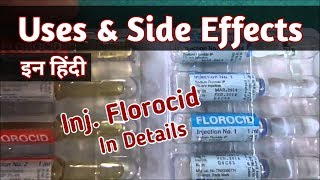 Inj Florocid Uses side effects Filarial Edema Osteoporosis Florocid Injection [upl. by Auqinehs]