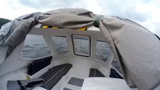 Boat ride Windermere lake bowness bay marina insta360 cam [upl. by Newob]