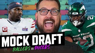 Mock Draft Battle Ballers vs Ducers  Fantasy Football 2024  Ep 1613 [upl. by Zena584]