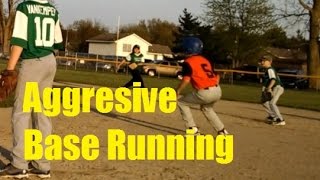 Aggressive base running WINS the game Stealing home to win [upl. by Tatum659]