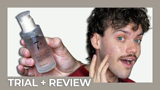 anua 7 rice ceramide hydrating barrier serum  trial  review [upl. by Peppy]