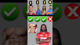 kiske six pack hai 🔥shorts viratkohli ronaldo cricket cricketlover viralvideo vs [upl. by Elvie]