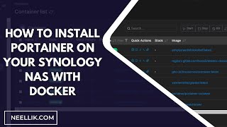 How to Install Portainer on Your Synology NAS with Docker [upl. by Yeltnarb]