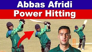 Abbas Afridi power hitting at Gaddafi Stadium for PAKvsNZ T20 Series [upl. by Zephan]