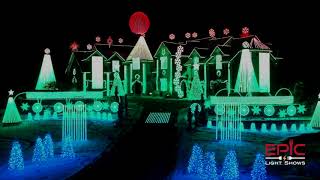 Christmas Ping Pong  Larsens Light Show [upl. by Avitzur661]