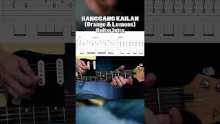 Hanggang Kailan Orange and Lemons guitar intro hanggangkailan orangeandlemons guitarintro [upl. by Ennayelhsa]