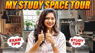 Welcome To My Work  Study Space Tour 🩵📒 10th11th amp 12th Study Tips amp Motivation  sneholic [upl. by Otrepur]