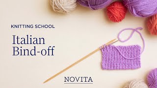 NOVITA KNITTING SCHOOL Italian Bindoff [upl. by Claman]