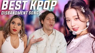 Waleska amp Efra react to quotThe best KPOP disbandment songs ever [upl. by Miehar106]