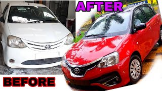 etios liva dual tone coloursEtios liva modified CONVERT TO ETIOS PLATINUM 2020 Etios LOW BAsSE [upl. by Hayott]