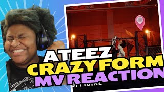 Ateez Crazy Form MV Reaction [upl. by Ielerol315]