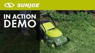 MJ401E  Sun Joe 14Inch 12Amp Electric quotUrbanquot Lawn Mower  Live Demo [upl. by Bea]